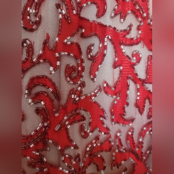 Red Primavera Formal Dress - Picture 6 of 8